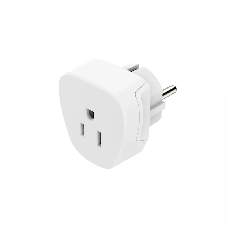 Hama 00223458 adaptér zásuvky typ E/F Hybrid typ B biely