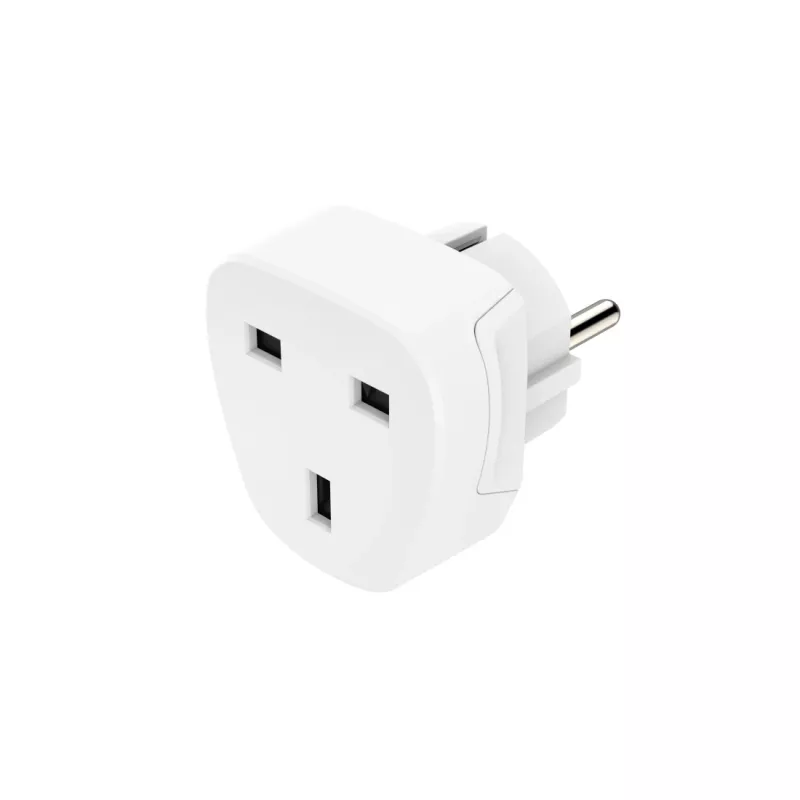 Hama 00223459 adaptér sieťovej zástrčky typ E/F Hybrid typ G (UK) biely