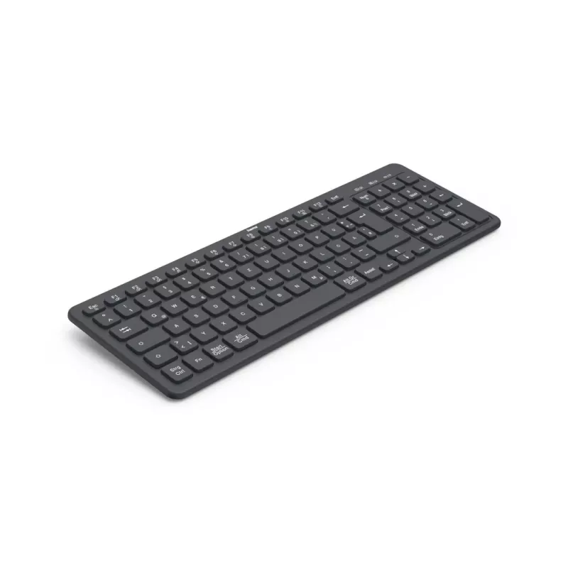 Hama WK-300 klávesnica Home/Office RF Wireless + Bluetooth QWERTZ čierna