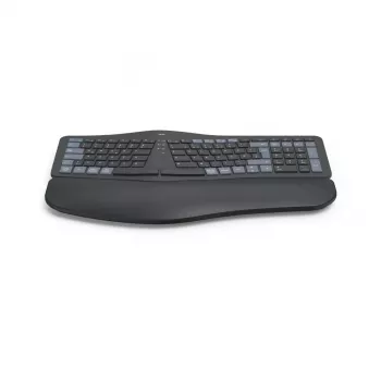 Hama WK-900 Ergo klávesnica Home/Office RF Wireless + Bluetooth QWERTZ nemecká čierna, modrá, tmavosivá