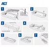 ACT USB 40 Gbit/s M.2 2280 NVMe / PCIe puzdro na SSD, bez nástrojov