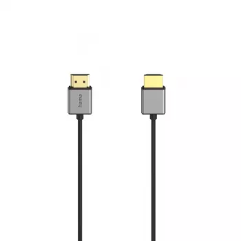 Hama 00205449 HDMI kábel 1,5 m HDMI Type-A (štandard) čierny, sivý
