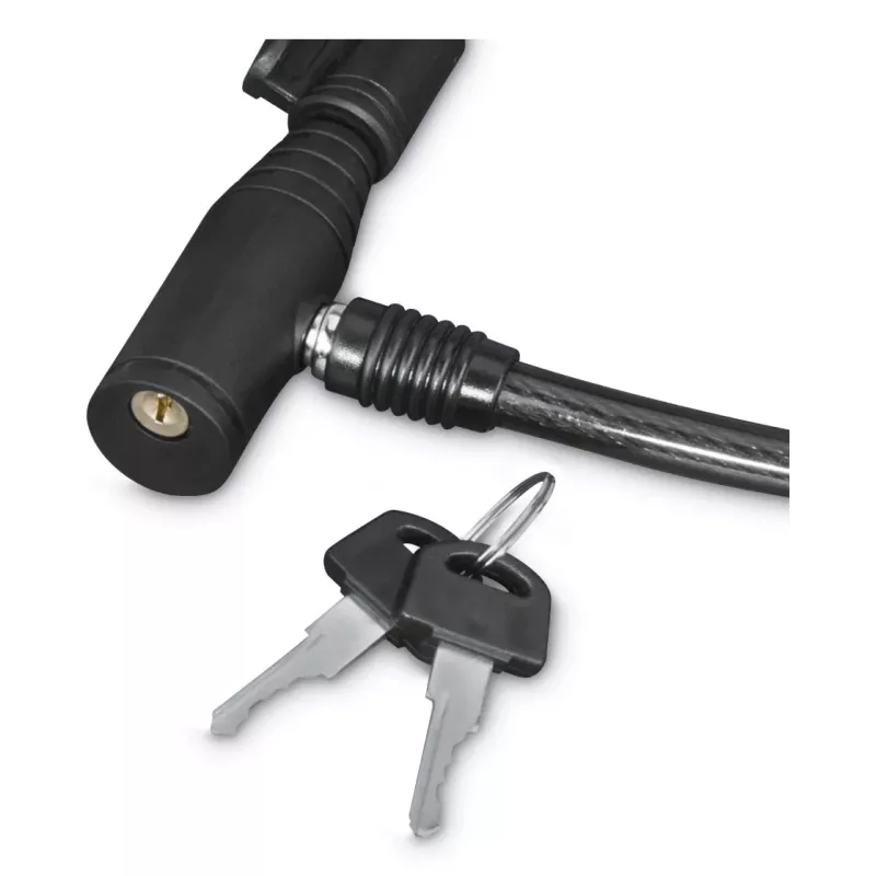 Hama 00178137 cyklistický zámok čierny 650 mm káblový zámok