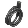 Hama 00178136 cyklistický zámok čierny 1200 mm káblový zámok