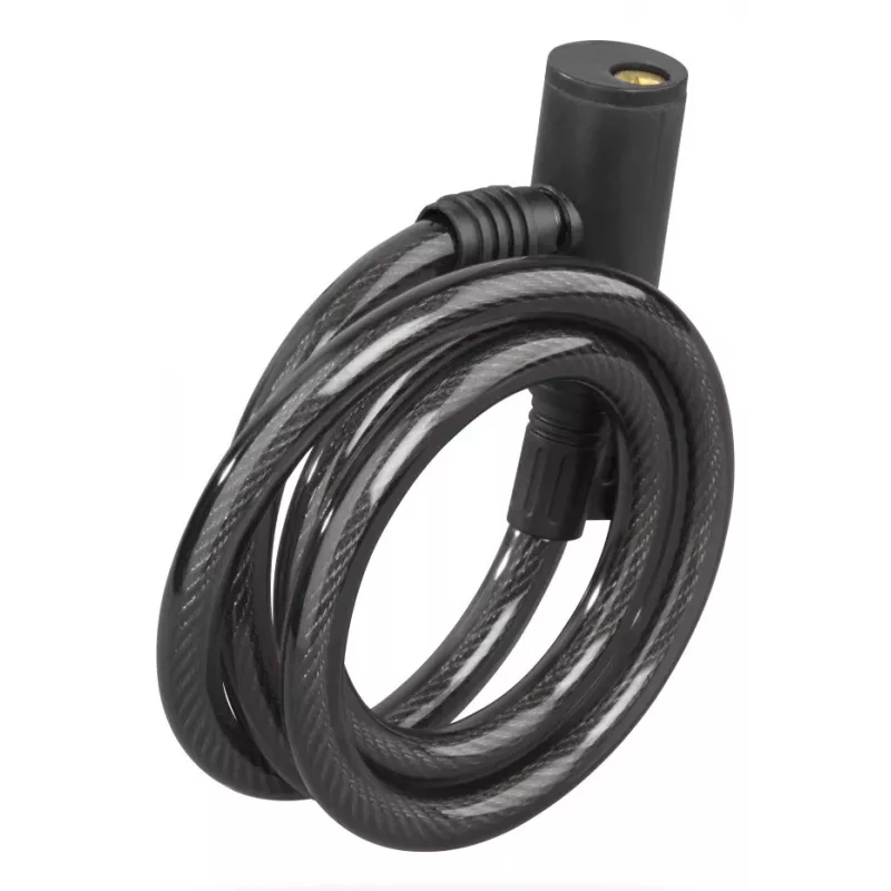 Hama 00178136 cyklistický zámok čierny 1200 mm káblový zámok