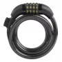 Hama 00178135 cyklistický zámok čierny 1200 mm káblový zámok