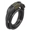 Hama 00178135 cyklistický zámok čierny 1200 mm káblový zámok