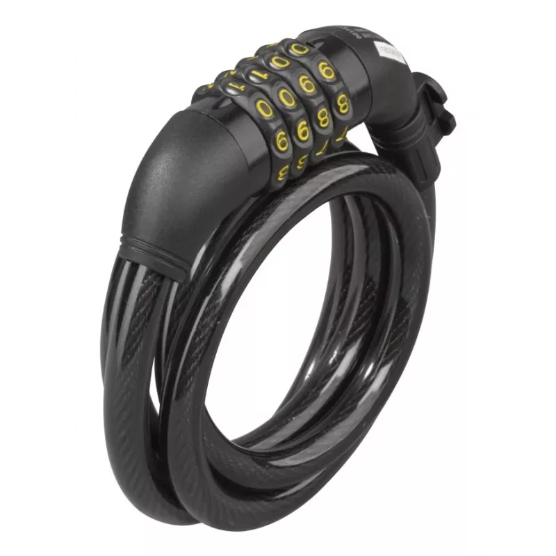 Hama 00178135 cyklistický zámok čierny 1200 mm káblový zámok