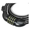 Hama 00178135 cyklistický zámok čierny 1200 mm káblový zámok