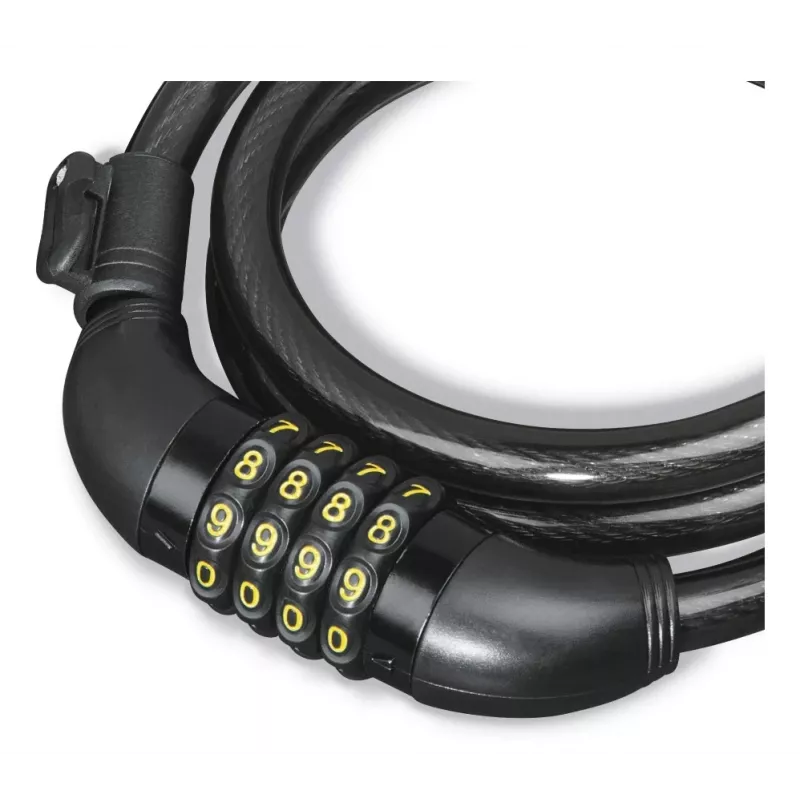 Hama 00178135 cyklistický zámok čierny 1200 mm káblový zámok