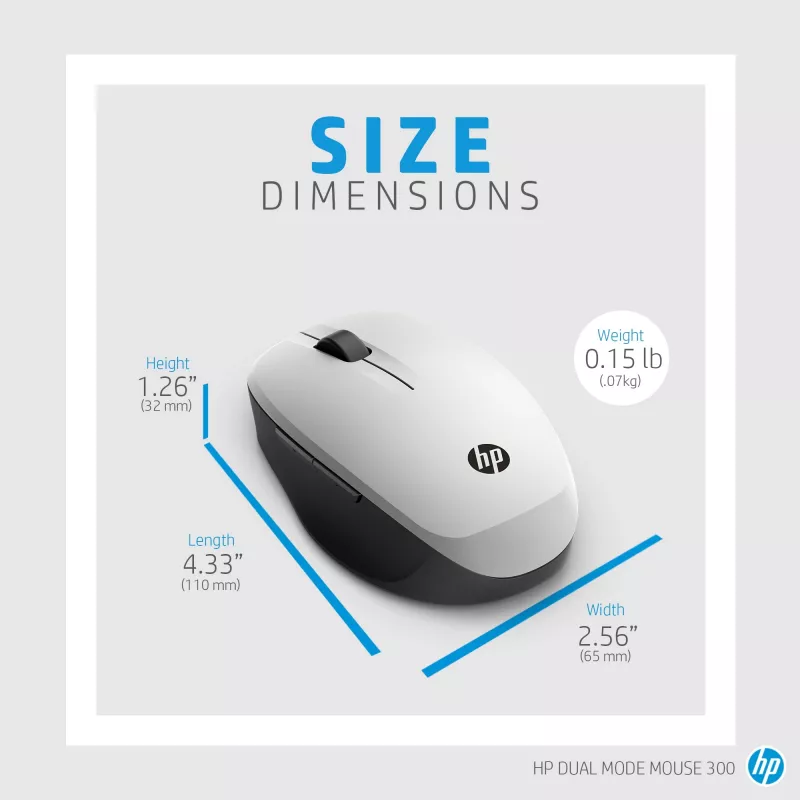 HP Dual Mode myš RF Wireless Bluetooth