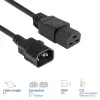 Napájací kábel ACT C14 na C21 IEC60320, 2 m, 250 V, 10 A, čierny