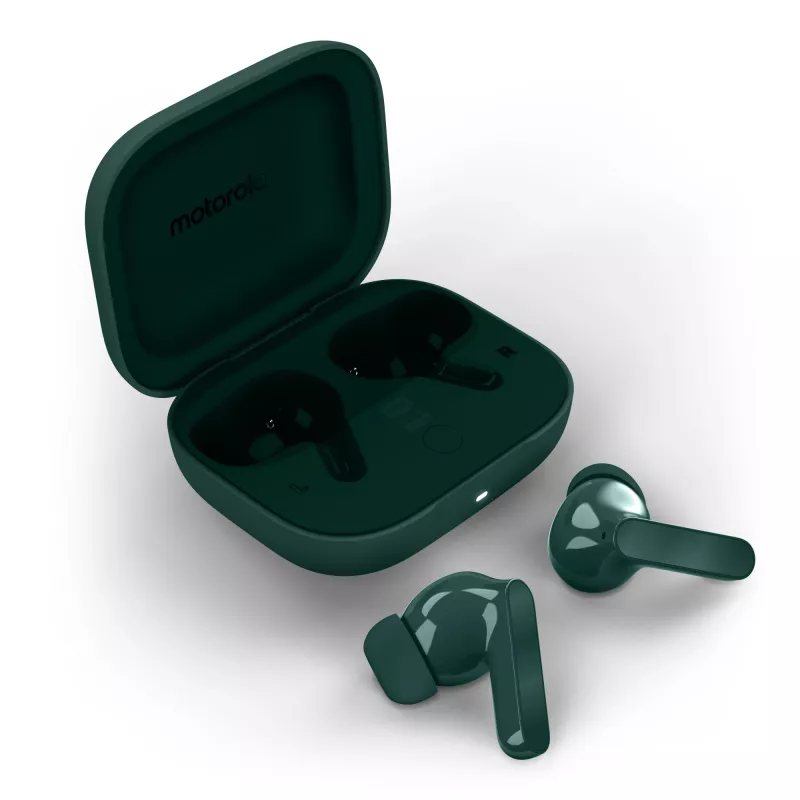 Motorola Moto Buds Bass headset True Wireless Stereo (TWS) in-ear hovory/hudba Bluetooth zelená