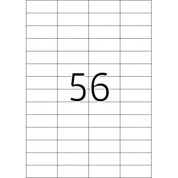 HERMA Premium etikety A4 52,5x21,2 mm biela papier matný 1400 kusov