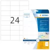 Transparentné matné etikety A4 HERMA 70x37 mm 600 kusov
