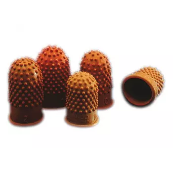 Rexel Thimblettes Velos veľkosť 0 - 18 mm Ø oranžová balenie/10, oranžová, 114 mm, 31 mm, 58 mm, 30 g, Čína
