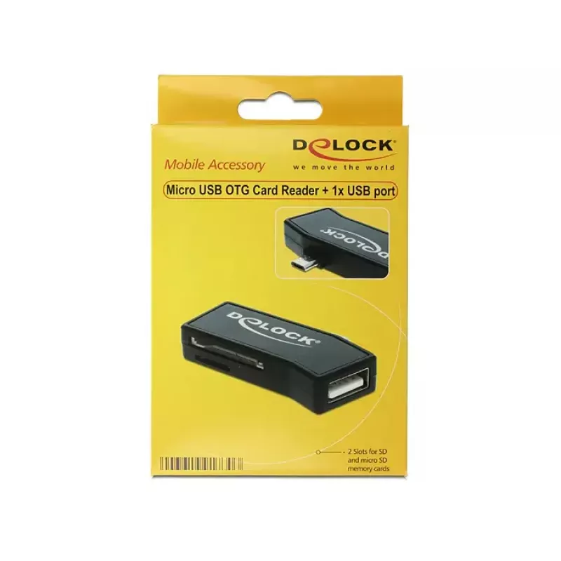 Čítačka kariet DeLOCK 91730 USB 2.0 čierna