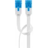Wentronic 96303 sieťový kábel, Cat6a U/UTP, 0,5 m, modrý/biely
