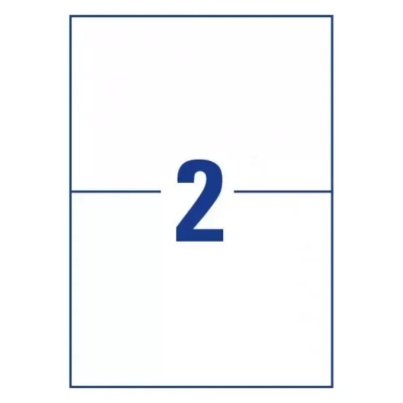Hárky etikiet Avery Zweckform model 6176 – tlačiteľné hárky 210 × 148 mm, balenie