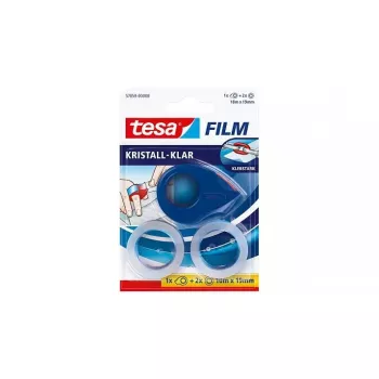 Tesa 57859 odvíjač lepiacej pásky, modrá/červená