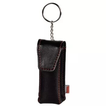 Hama USB-Stick-Etui „Fashion“, čierny, puzdro na USB kľúč, umelá koža, čierna, červená