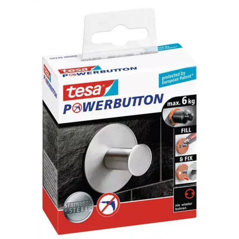 Háčik na uterák TESA Powerbutton 59330