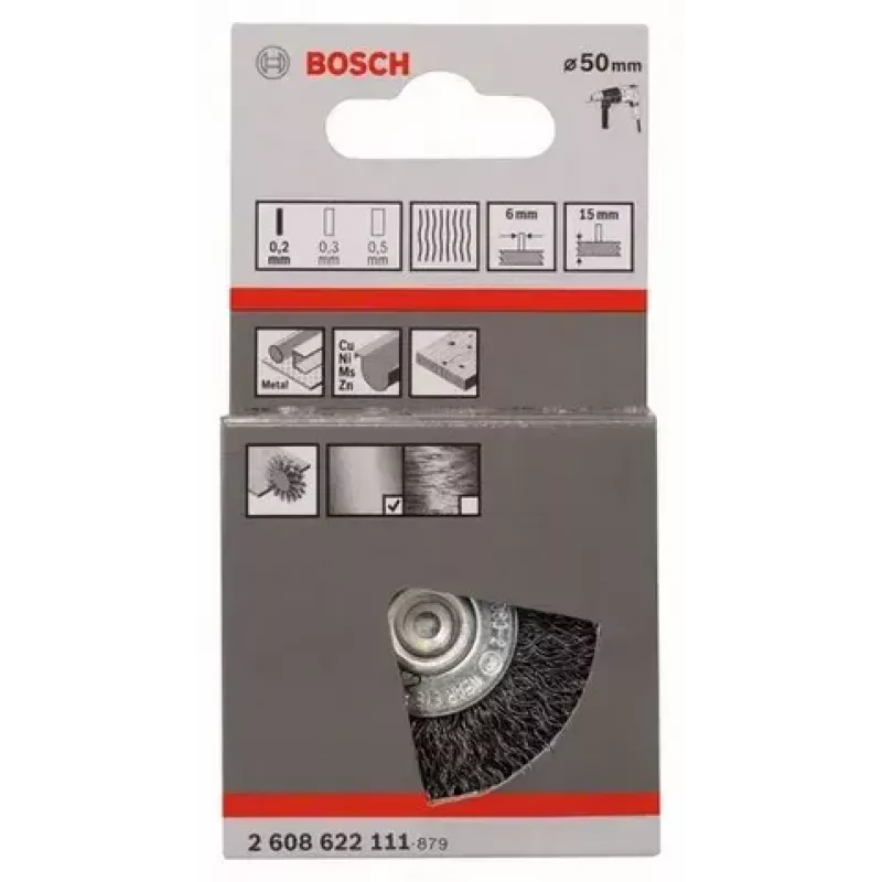 Bosch 2 608 622 111 drôtená kefa/kotúčová kefa 5 cm