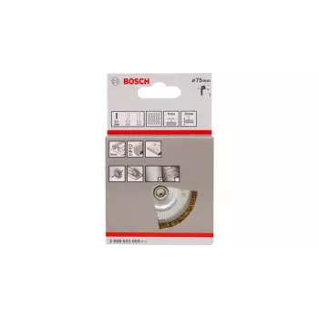 Drôtené kefy Bosch 2608622009 skrútený drôt mosadzný povlak 7,5 cm