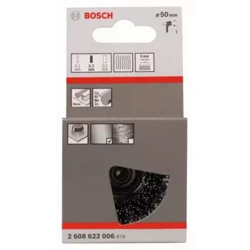 Hrnčeková kefa Bosch 2 608 622 006 priemer 5 cm hrúbka drôtu 0,3 mm