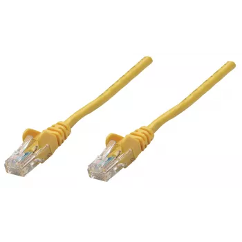 Intellinet sieťový patch kábel, Cat6, 0,25 m, žltý, meď, S/FTP, LSOH / LSZH, PVC, RJ45, pozlátené kontakty, ochrana proti zlomeniu bez zaistenia, kryt kábla, doživotná záruka