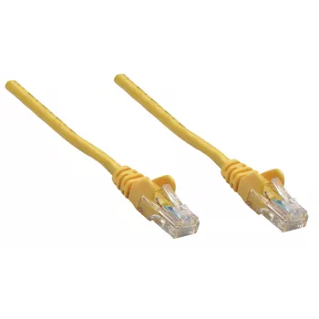 Intellinet sieťový patch kábel, Cat6, 0,25 m, žltý, meď, S/FTP, LSOH / LSZH, PVC, RJ45, pozlátené kontakty, ochrana proti zlomeniu bez zaistenia, kryt kábla, doživotná záruka