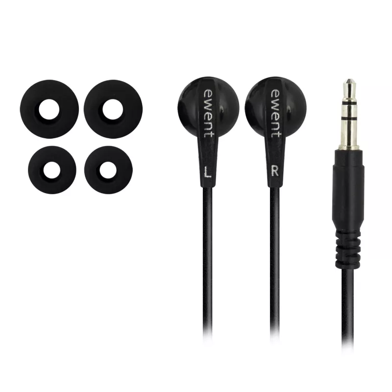 Ewent EW3584 Slúchadlá/headset káblové do uší hudba čierna