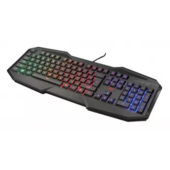 Herná klávesnica Trust GXT 830-RW Avonn USB nemecká čierna RGB LED