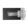 ACT RJ45 (8P/8C) tienený modulárny konektor samec pre okrúhly kábel s plnými vodičmi