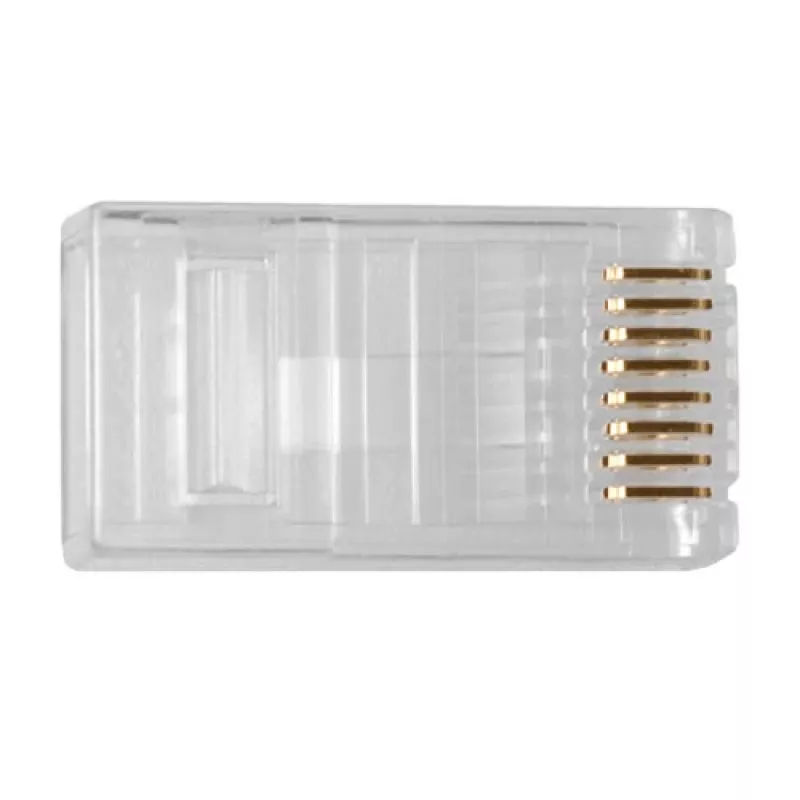 ACT RJ45 (8P/8C) CAT6 modulárny konektor samec pre okrúhly kábel s plnými alebo ohybnými žilami