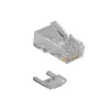 ACT RJ45 (8P/8C) CAT6 modulárny konektor samec pre okrúhly kábel s plnými alebo ohybnými žilami