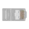 ACT RJ45 (8P/8C) CAT6 modulárny konektor samec pre okrúhly kábel s plnými alebo ohybnými žilami