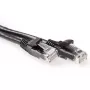 ACT čierny 3 metre U/UTP CAT6A patch kábel snagless s RJ45 konektormi