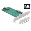 Rozširujúca karta DeLOCK PCI Express x4 na M.2 Key B + M - Low-Profile