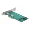 Rozširujúca karta DeLOCK PCI Express x4 na M.2 Key B + M - Low-Profile