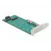 Rozširujúca karta DeLOCK PCI Express x4 na M.2 Key B + M - Low-Profile