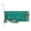 Rozširujúca karta DeLOCK PCI Express x4 na M.2 Key B + M - Low-Profile