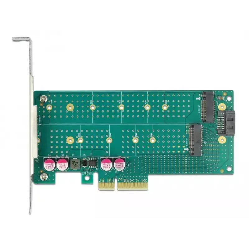 Rozširujúca karta DeLOCK PCI Express x4 na M.2 Key B + M - Low-Profile