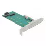 Rozširujúca karta DeLOCK PCI Express x4 na M.2 Key B + M - Low-Profile