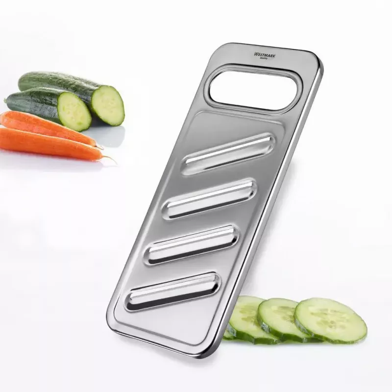 Westmark Steel 10062270 ploché strúhadlo, nehrdzavejúca oceľ, 103 x 10 mm