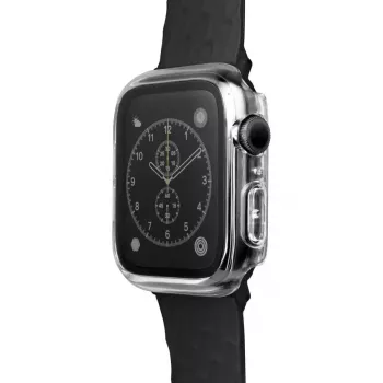 Puzdro na smartwatch LAUT Shield transparentné sklo polykarbonát PC pre Apple Watch 44/45mm