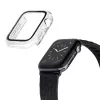 Puzdro na smartwatch LAUT Shield transparentné sklo polykarbonát PC pre Apple Watch 44/45mm