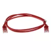 ACT červený 7 metrov LSZH U/UTP CAT6 datacentrum Slimline patch kábel s RJ45 konektormi