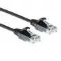 ACT DC9907 CAT6 U/UTP tenký sieťový kábel, 7 m, čierny