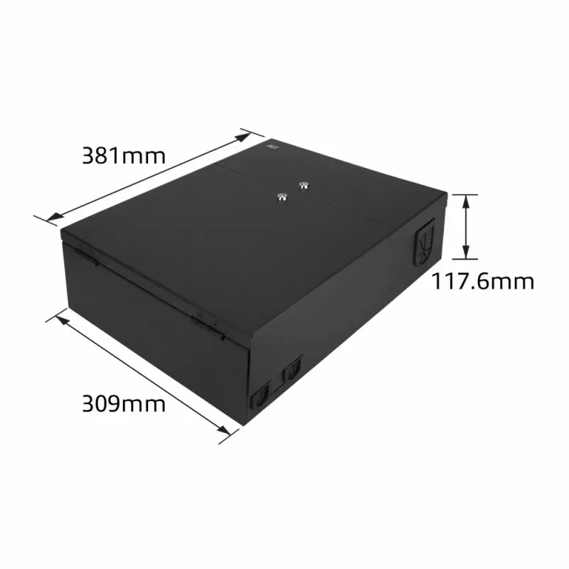 ACT uzamykateľné zónové puzdro Patch Box 8 slotov pre optiku a meď
